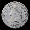 Image 2 : 1821 Capped Bust Dime 10c Grades f+