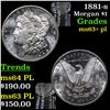 Image 1 : 1881-s Morgan Dollar $1 Grades Select Unc+ PL