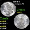 Image 1 : 1884-o Morgan Dollar $1 Grades Choice Unc