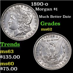 1890-o Morgan Dollar $1 Grades Select Unc