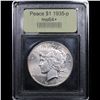 Image 4 : ***Auction Highlight*** 1935-p Peace Dollar $1 Graded Choice+ Unc By USCG (fc)