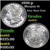 Image 1 : 1896-p Morgan Dollar $1 Grades Choice+ Unc