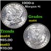 Image 1 : 1900-o Morgan Dollar $1 Grades Choice Unc