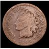 Image 2 : 1868 Indian Cent 1c Grades vg+