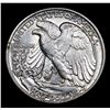 Image 3 : 1942-p Walking Liberty Half Dollar 50c Grades Choice AU/BU Slider