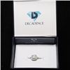 Image 3 : Sterling Silver MM Princess Cut Engagement Ring Size 7