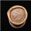 Image 2 : Mixed small cents 1c orig shotgun roll, 1918-d Wheat Cent, 1889 Indian Cent other end