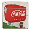 Image 1 : Coca-Cola Dispenser Porcelain Sign