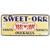 Image 1 : Sweet-Orr Overalls Porcelain Sign