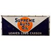 Image 1 : Gulf Supreme Auto Oil 6 Foot Porcelain Sign