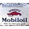 Image 1 : Mobiloil Drain & Refill Porcelain Gargoyle Sign