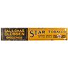 Image 1 : Star Tobacco Porcelain Grocery Store Sign