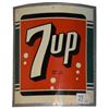 Image 1 : 7-Up Advertising Tin Corner Sign