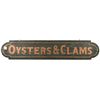 Image 1 : Oyster & Clams Painted Wood Sign