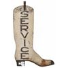 Image 1 : Boot Repair Painted Tin Die Cut Boot Sign