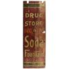 Image 1 : Drug Store Soda Fountain Wood Sign