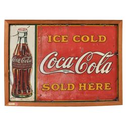 Coca-Cola Bottle Tin Sign