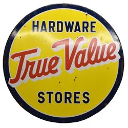 True Value Hardware Stores Porcelain Sign