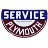 Image 1 : Plymouth Service Porcelain Sign
