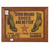 Image 1 : Star Brand Shoes Tin Sign
