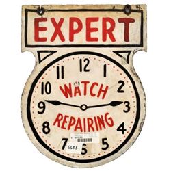 Jewelry Watch Repair Porcelain Sign