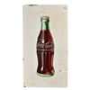 Image 1 : Coca-Cola White Bottle Porcelain Sign