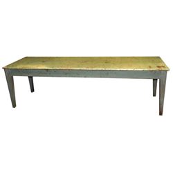 Green Painted Farm Table