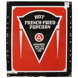 Hot French Popcorn Porcelain Sign