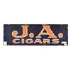 Image 1 : JA Cigars Porcelain Sign