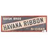 Image 1 : Havanna Ribbon CIgars Painted Wood Sign