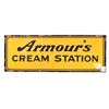 Image 1 : Armour's Cream Porcelain Sign