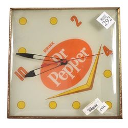 Dr Pepper Advertising Clock