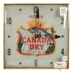 Canada Dry Advertising Clock