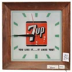 7-Up Advertising Clock