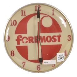 Foremost Advertising Clock