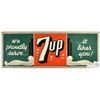 Image 1 : 7-Up Soda Advertising Tin Sign