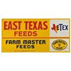 Image 1 : East Texas Feeds Tin Sign