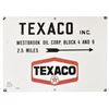 Image 1 : Texaco Oil Lease Porcelain Sign