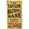 Image 2 : Taylor National Bank Sign