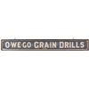 Image 1 : O-We-Go Grain Drills Wood Sign