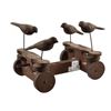 Image 1 : Folk Art Bird Wagon Toy