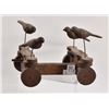 Image 2 : Folk Art Bird Wagon Toy