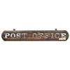 Image 1 : Post Office Painted Wood Sign 1900