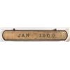 Image 2 : Post Office Painted Wood Sign 1900