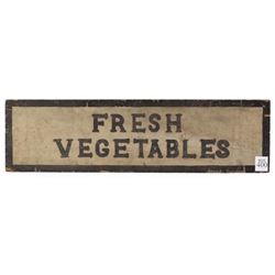 Fresh Vegetables Painted Wood Sign