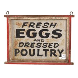 Fresh Eggs Painted Sign