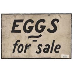 Eggs For Sale Painted Tin Sign