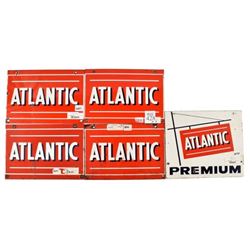 Five Atlantic Gas Pump Plates