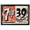 Image 1 : 7-Up Painted Tin Sign
