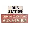 Image 1 : Two Bus Stop Signs